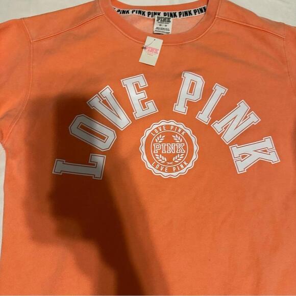 PINK Victoria’s Secret Orange Pullover Sweater - Picture 5 of 5
